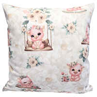 Poszewka bawełniana Świnki 70x80