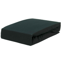 Prześcieradło jersey z gumką czarne 80x160