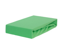 Prześcieradło jersey z gumką jaskrawo zielone 160x200