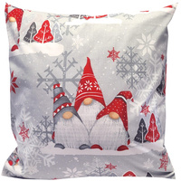 Poszewka bawełniana Skrzaty czerwone 40x40