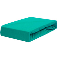 Prześcieradło jersey z gumką butelkowa zieleń 80x180