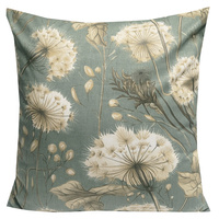 Poszewka bawełniana Dmuchawce szałwia 50x60