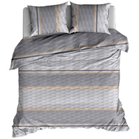 Pościel flanelowa Skandynawska szara 180x200