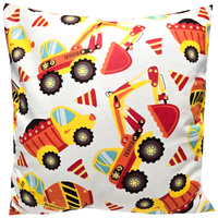 Poszewka bawełniana Maszyny budowlane 50x60