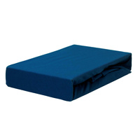 Prześcieradło jersey z gumką ciemny granat 120x200