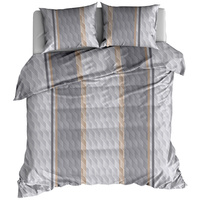 Pościel flanelowa Skandynawska szara 160x200