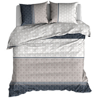 Pościel flanelowa Skandynawska granat 180x200