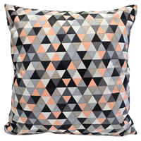 Poszewka bawełniana Mozaika łososiowa 50x70