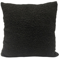 Poszewka Boucle Bukle Baranek czarna 50x50