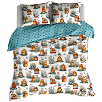 Pościel bawełniana Kapibary 160x200