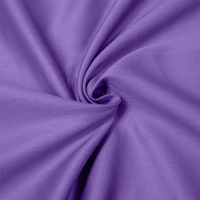 Prześcieradło satyna bawełniana bez gumki Fioletowe 200x220