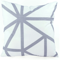 Poszewka bawełniana Pajęczyna szara 50x60