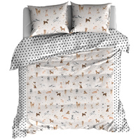 Pościel bawełniana Pieski łapki 220x200
