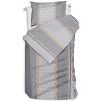 Pościel flanelowa Skandynawska szara 140x200