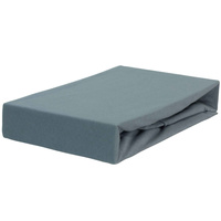 Prześcieradło jersey z gumką szare 80x180