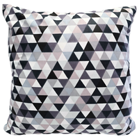 Poszewka bawełniana Mozaika szara 40x40