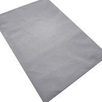 Prześcieradło bawełniane bez gumki Ciemnoszare 160x200