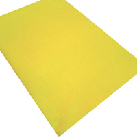 Prześcieradło bawełniane bez gumki Żółte 220x240