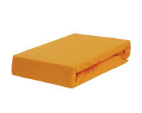 Prześcieradło jersey z gumką miodowe 80x160