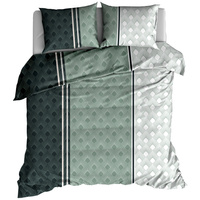 Pościel flanelowa Skandynawska szałwia 160x200