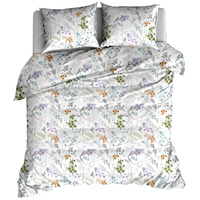 Pościel flanelowa Pastelowa łąka 160x200