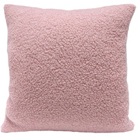 Poszewka Boucle Bukle Baranek różowa 40x40