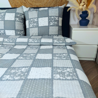 Pościel z kory Patchwork kwiaty 140x200
