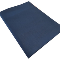 Prześcieradło bawełniane bez gumki Granatowe 160x200