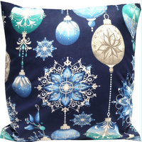 Poszewka bawełniana Bombki 40x60