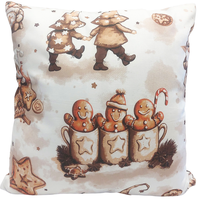 Poszewka bawełniana Świąteczne pierniki 40x60