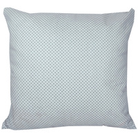 Poszewka bawełniana Czarne kropeczki na szarym 40x60