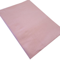 Prześcieradło bawełniane bez gumki Brudny róż 160x200