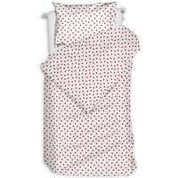 Pościel bawełniana Serduszka czerwone 140x200