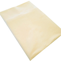 Prześcieradło bawełniane bez gumki Kremowe 180x200