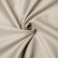 Prześcieradło satyna bawełniana bez gumki Beżowe 200x220