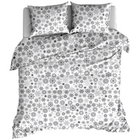 Pościel bawełniana Śnieżynki 160x200