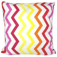 Poszewka bawełniana Słoneczne Zygzaki 50x60